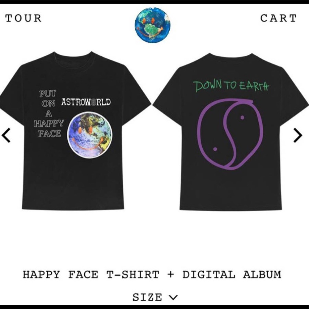 Put On A Happy Face Travis Scott Astroworld Merch